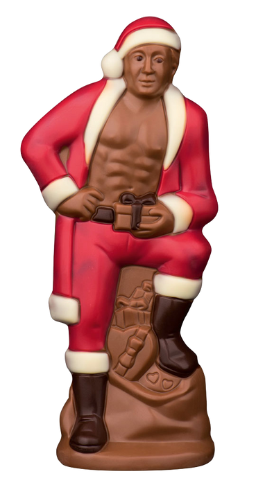 Decorated Chocolate Santa Man 150g