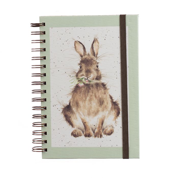 Wrendale Daisy Rabbit A5 Spiral Notebook