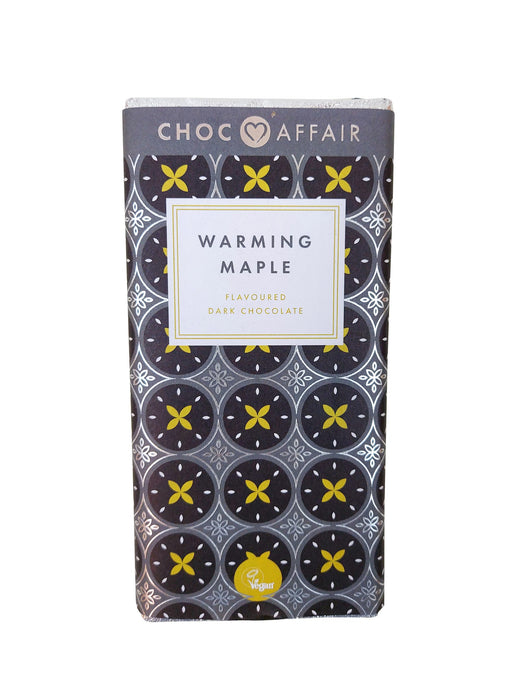 Choc Affair Warming Maple Dark Chocolate Bar