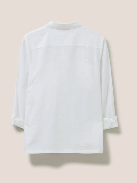 White Stuff Ivory Emilia Organic Cotton Shirt