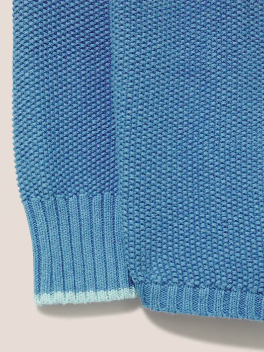 White Stuff Mid Blue Southbank Jumper