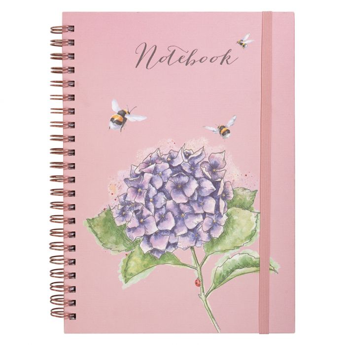 Wrendale Designs 'Hydrangea' Bee A4 Notebook