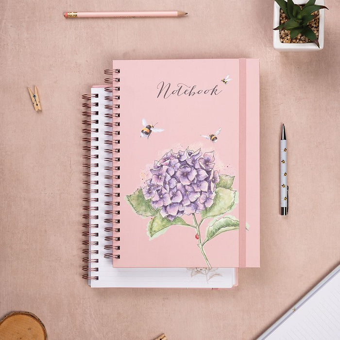 Wrendale Designs 'Hydrangea' Bee A4 Notebook