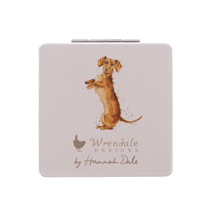 Wrendale 'That Friday Feeling' Dachshund Compact Mirror