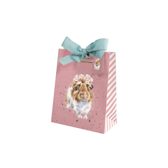Wrendale Designs 'Grinny Pig' Small Gift Bag