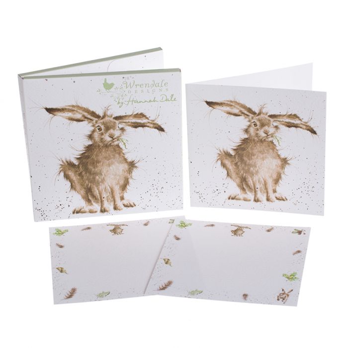Wrendale 'Hare-Brained' Notecard Pack