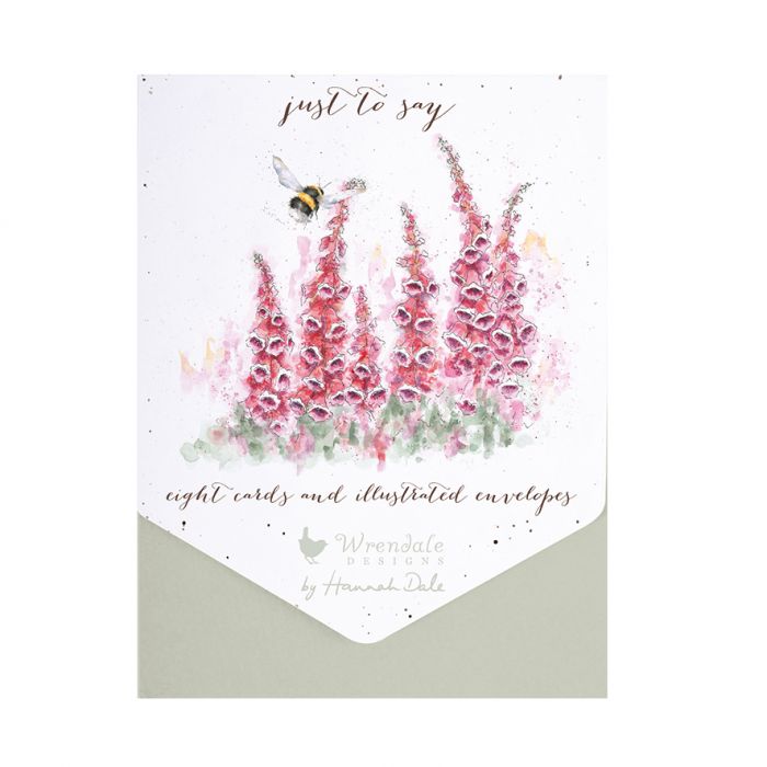 Wrendale Designs 'Just To Say' Bee Notelet Set