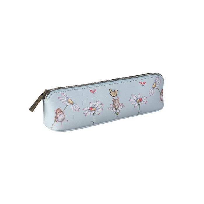 Wrendale Designs 'Opps A Daisy' Mouse Brush Bag/Pencil Case