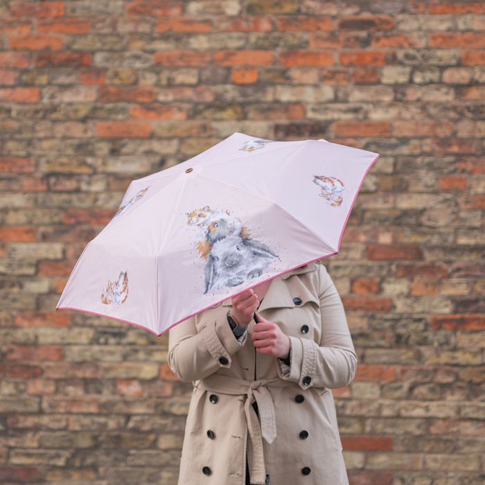 Wrendale Designs 'Piggy In The Middle' Rabbit Umbrella