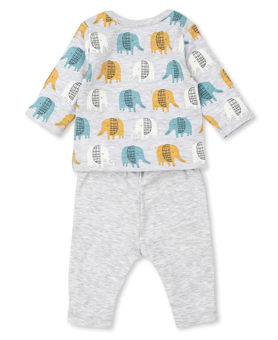 Kissy Kissy Love Grey Edgy Elephants Pant Set