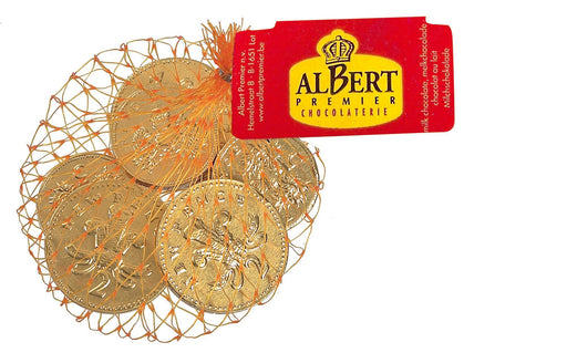 Gold Foiled Milk Chocolate Coins in Net