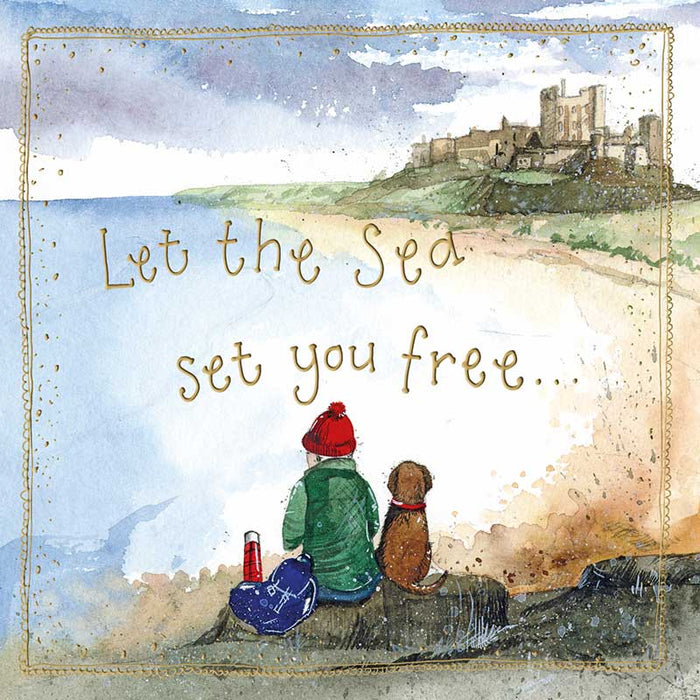 Alex Clark Let the Sea Set You Free Birthday Card