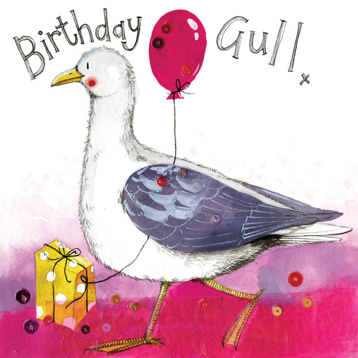 Alex Clark Birthday Gull Card