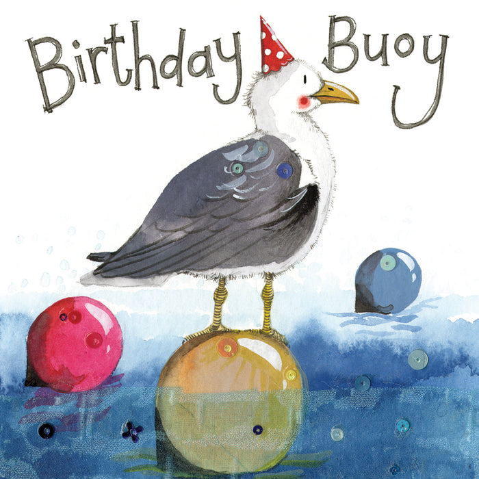 Alex Clark Birthday Buoy Card