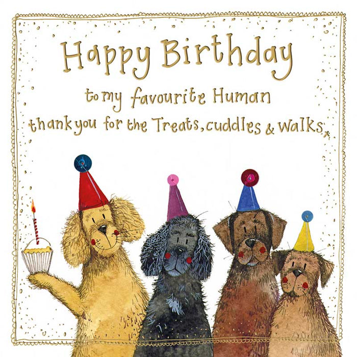 Alex Clark Happy Birthday From The Dog Card