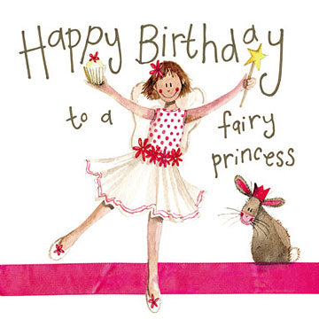 Alex Clark Fairy Princess Birthday Card