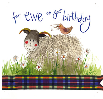 Alex Clark Birthday Sheep Birthday Card