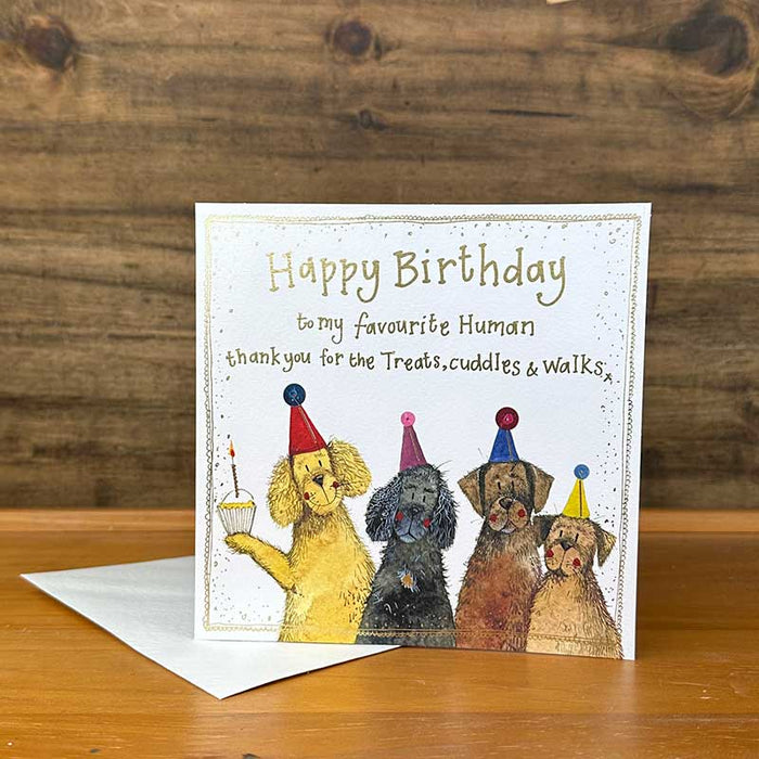 Alex Clark Happy Birthday From The Dog Card