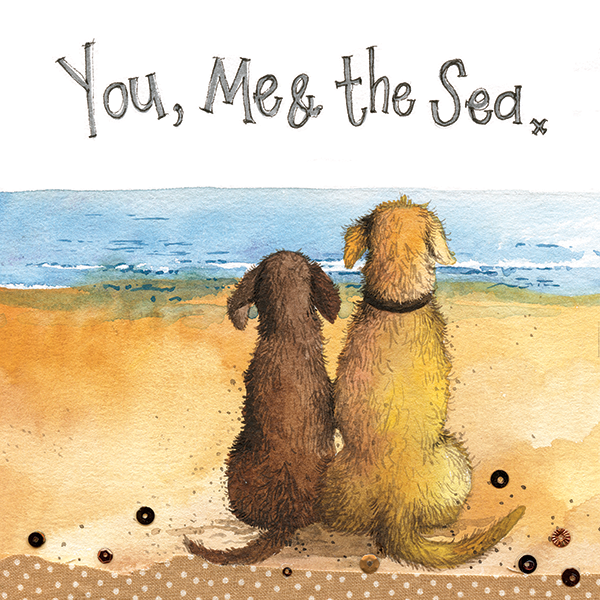 Alex Clark You, Me And The Sea Dog Card
