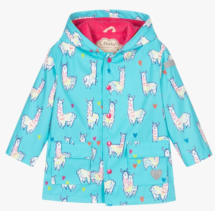 Hatley Adorable Alpacas Baby Raincoat