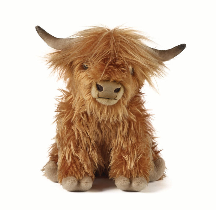 Living Nature Plush Highland Cow with Sound