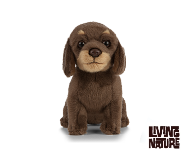 Living Nature Plush Dachshund Puppy