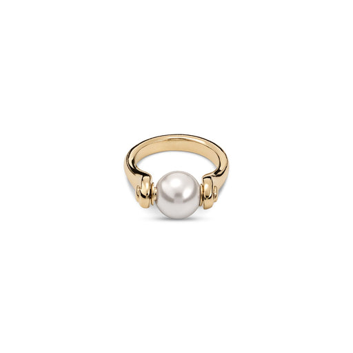 UNOde50 Ring Pearl Moon Gold