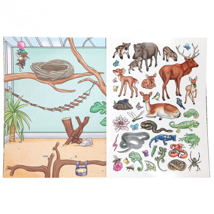 Create Your Animal World Sticker Book