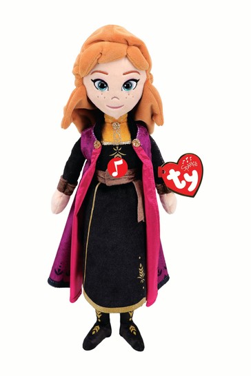 TY Disney Princess Anna Soft Toy with Sound