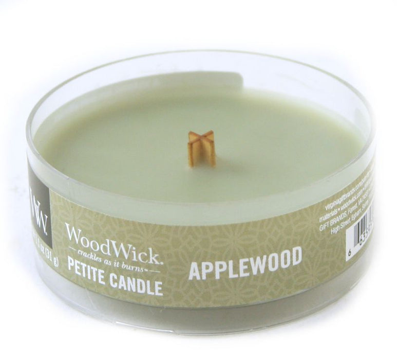 Woodwick Applewood Petite Candle