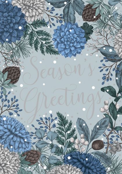 Art File Season's Greetings Christmas Card