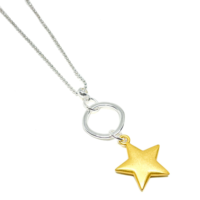 Clementine Athena Star Necklace - Gold