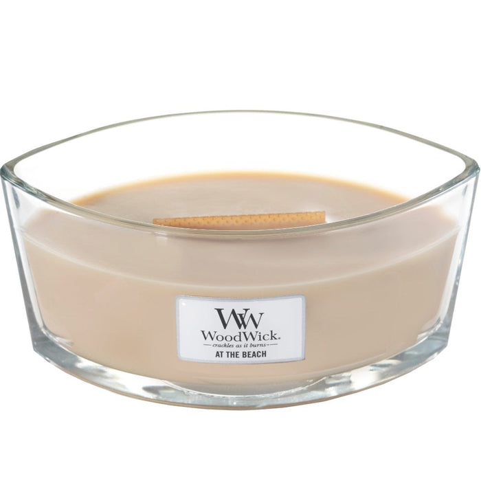 Woodwick At The Beach Ellipse Candle