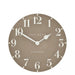 Thomas Kent 12" Arabic Clay Small Wall Clock