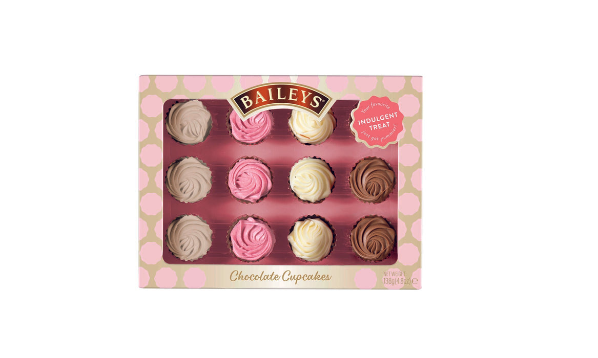 Bailey's Chocolate Cupcakes in Gift Box