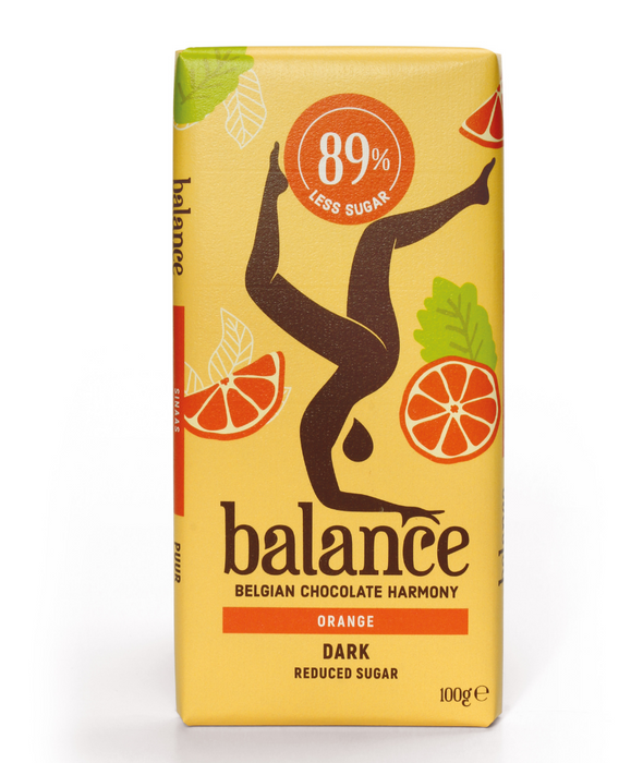 Balance Reduced Sugar Dark Orange Tablet 100g
