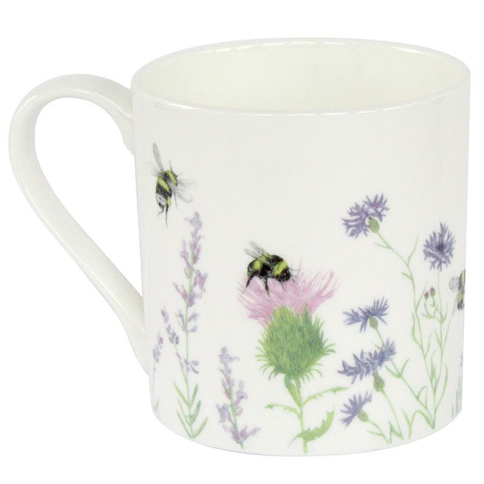 Mosney Mill Bee & Wildflower China Mug