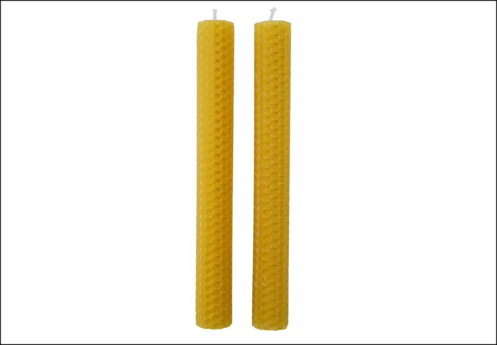 The Beekeeper Pack of 2 Beeswax Candles