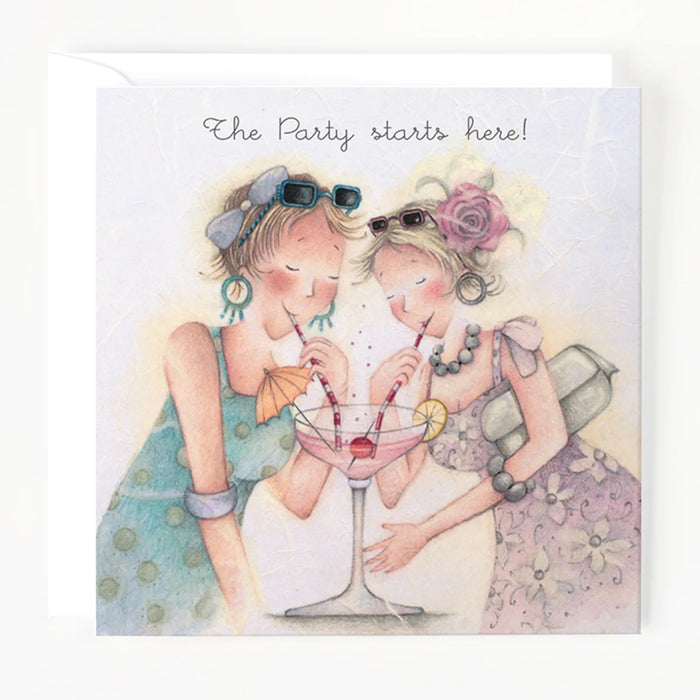 Berni Parker The Party Starts Here Card