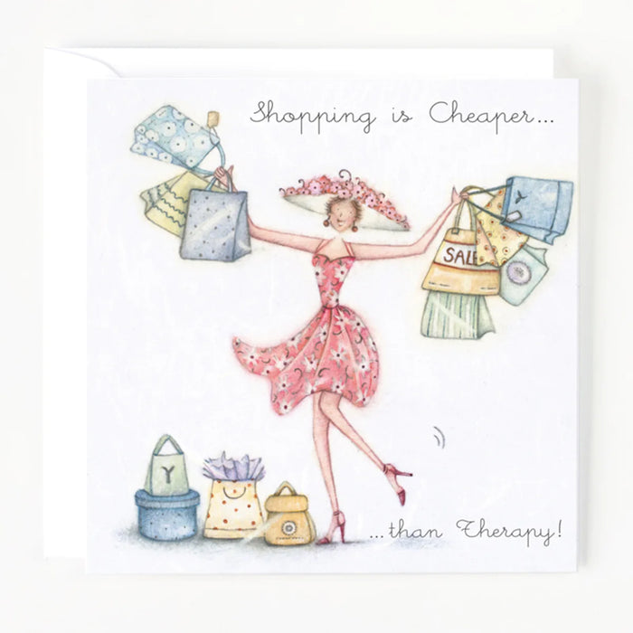 Berni Parker Shopping Therapy Card