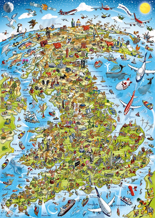 Gibsons Best of British 1000pc Jigsaw Puzzle