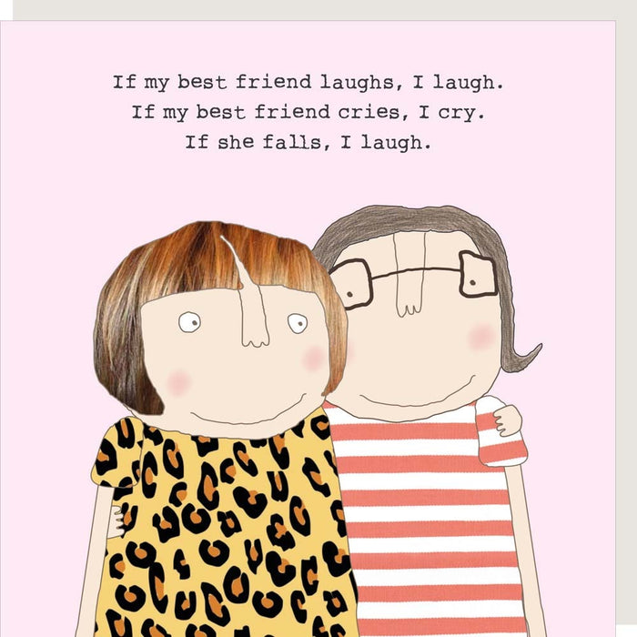 Rosie Made A Thing Card - Bestie Falls