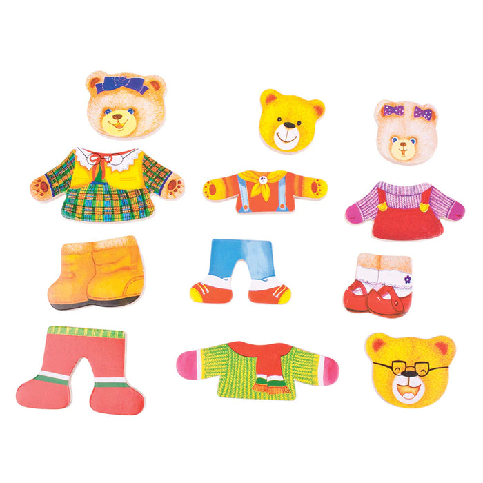 Bigjigs Dress Up - Bear Family