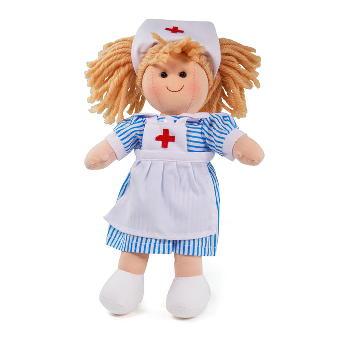 Bigjigs Nurse Nancy Doll - Small