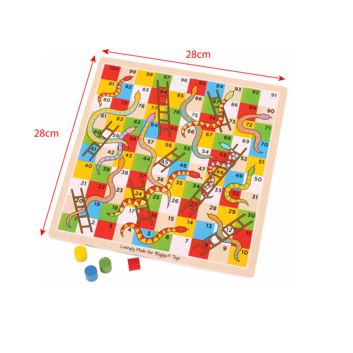 Bigjigs Traditional Snakes and Ladders