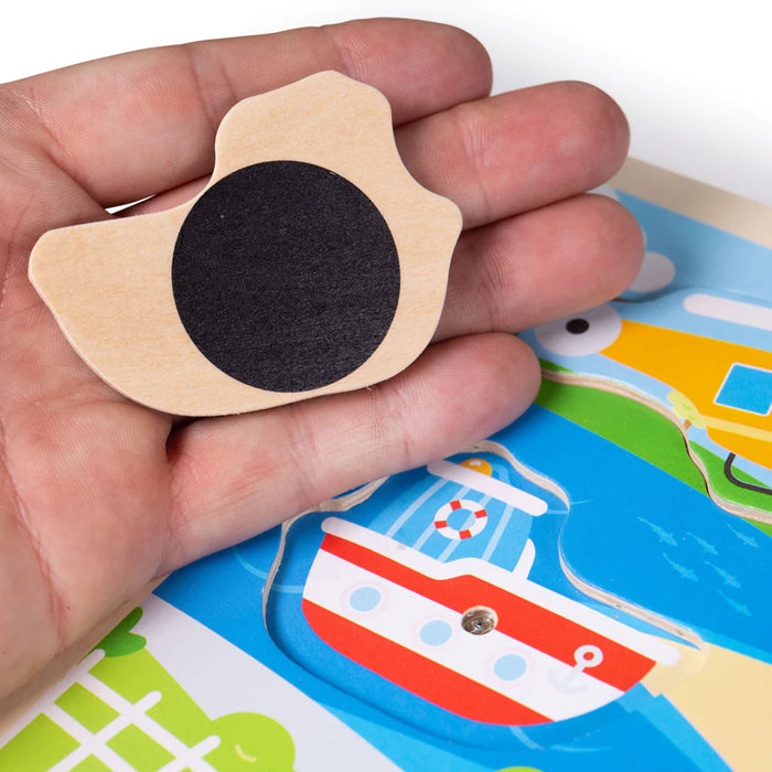 Bigjigs Sound Puzzle - Transport