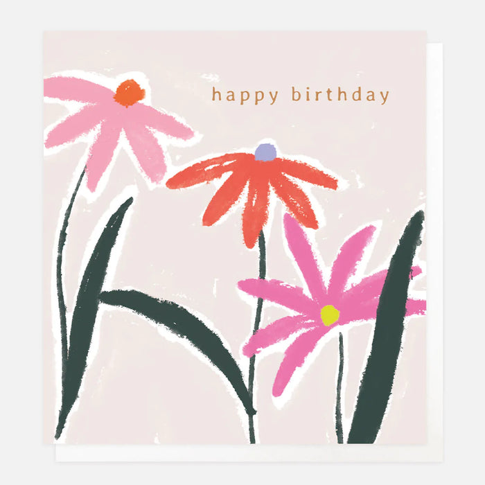Caroline Gardner Floral Birthday Card