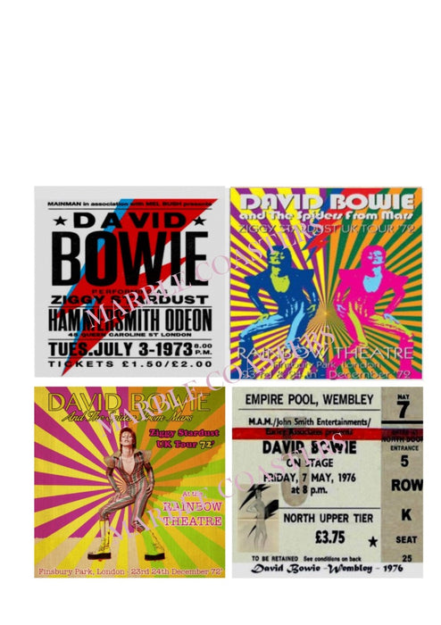 Marble Coaster Set - David Bowie