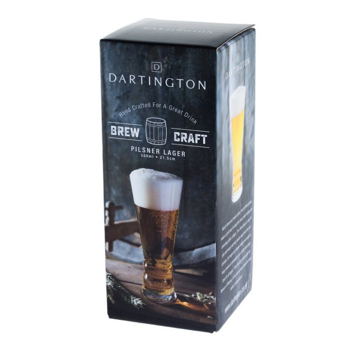 Dartington Brew Craft Pilsner Lager Glass
