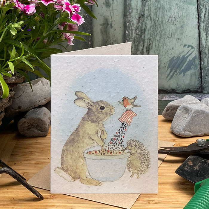 Mosney Mill Bunny & Friends Plantable Seed Card
